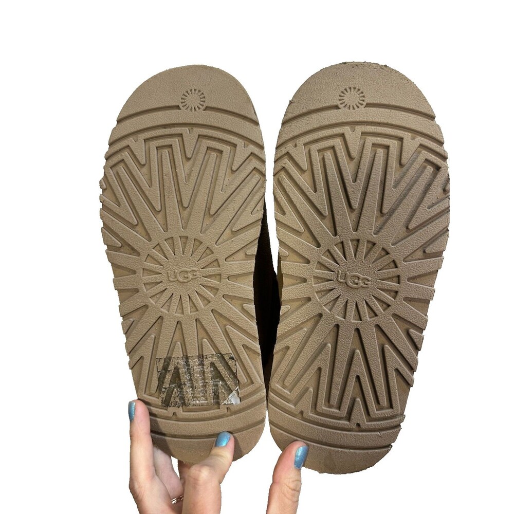 Ugg Tazz Platform Slippers Chestnut Women’s Size 6 - Picture 4 of 7